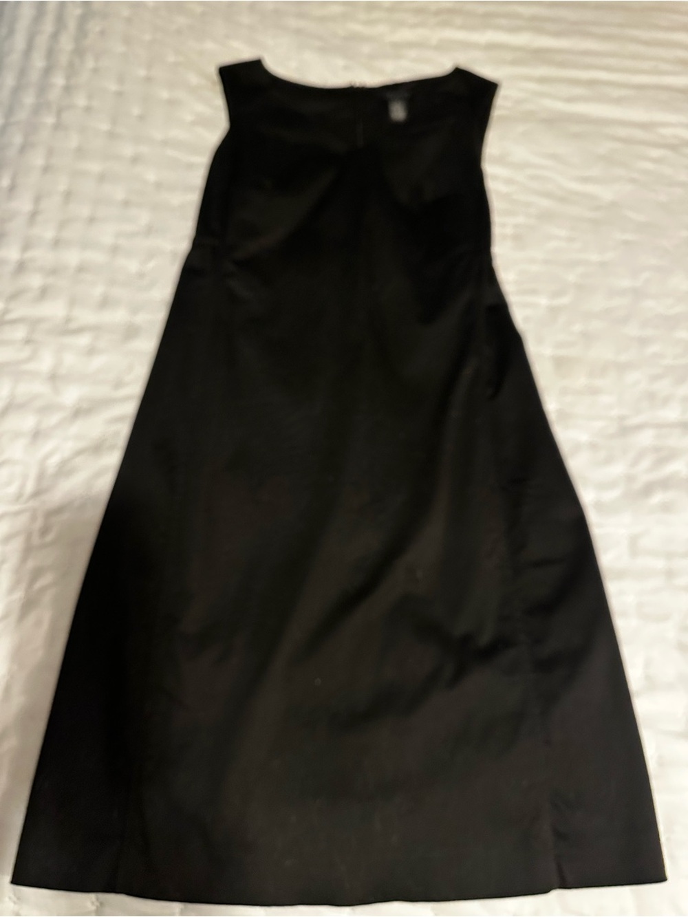 The Limited Black Sleeveless Midi A-Line Dress